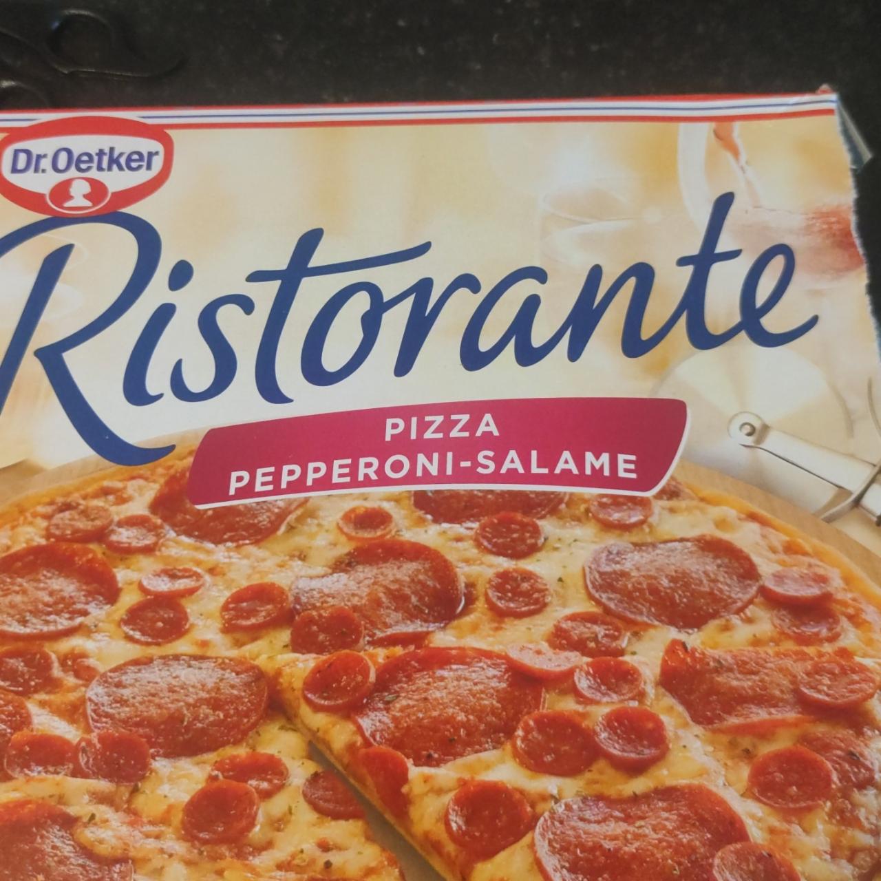 Zdjęcia - pizza ristorante pepperoni salame Dr.Oetker