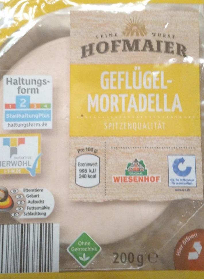 Zdjęcia - Hofmaier Geflugel Mortadella