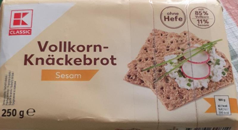 Zdjęcia - Vollkorn Knäckebrot sesam K-Classic