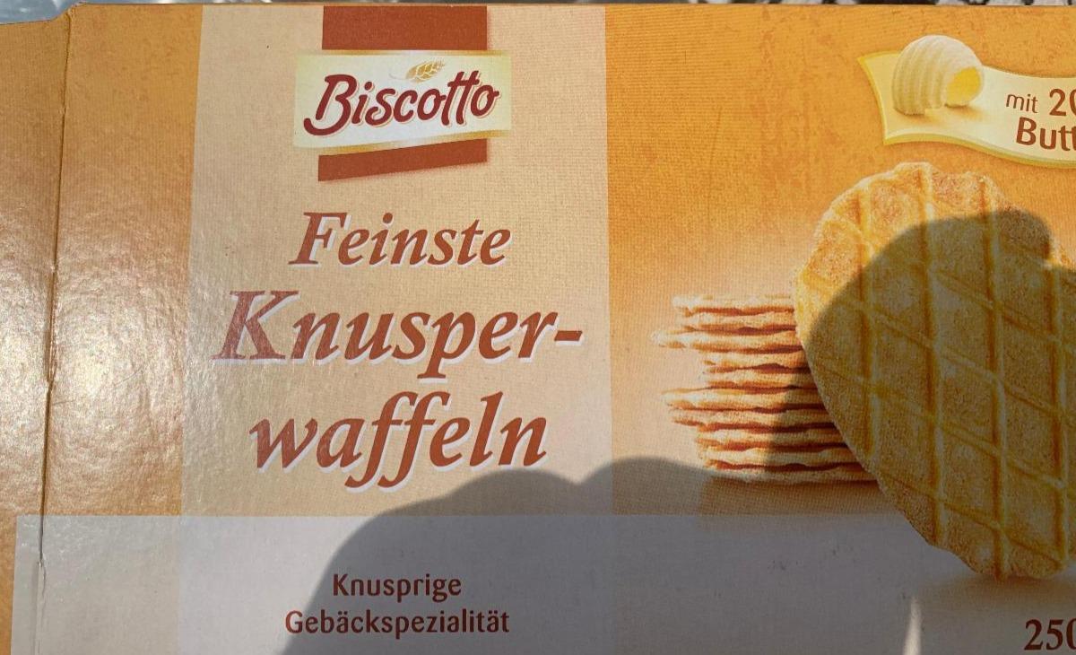 Zdjęcia - feinste knusperwaffeln Biscotto