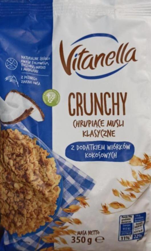 Zdjęcia - Crunchy chrupiące musli z dodatkiem wiórków kokosowych Vitanella