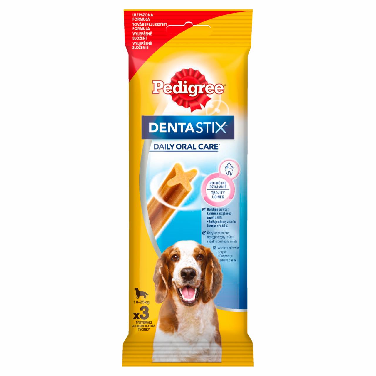 Zdjęcia - Pedigree DentaStix 10-25 kg Karma uzupełniająca 77 g (3 sztuki)