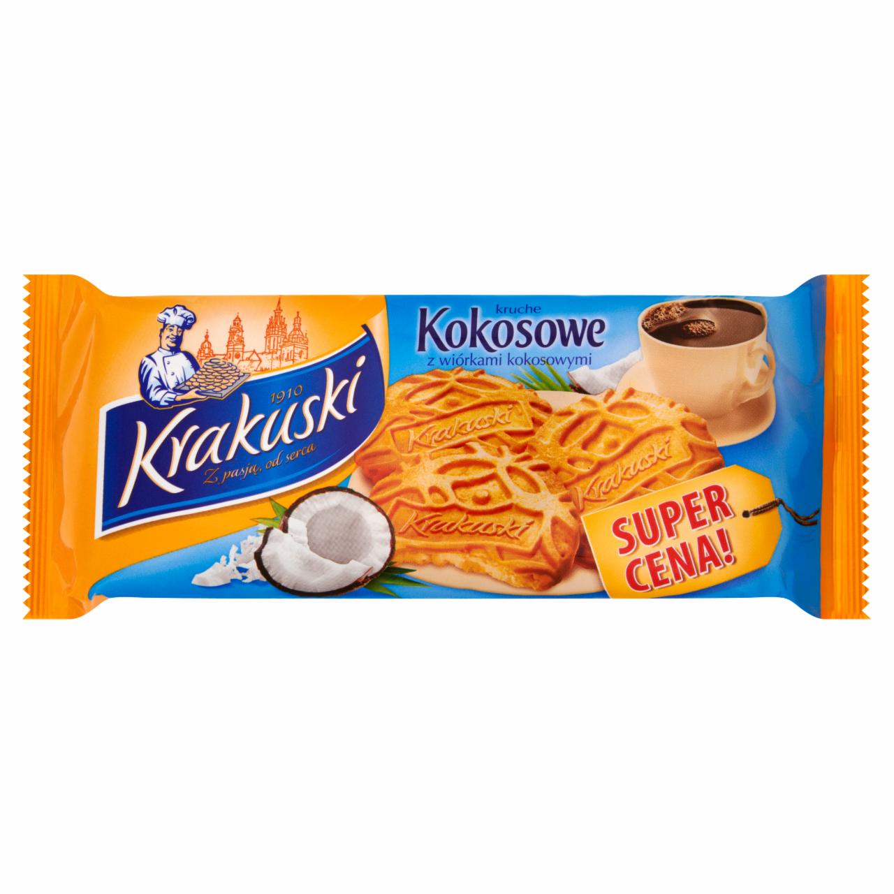 Zdjęcia - Krakuski Kokosowe Ciasteczka 145 g