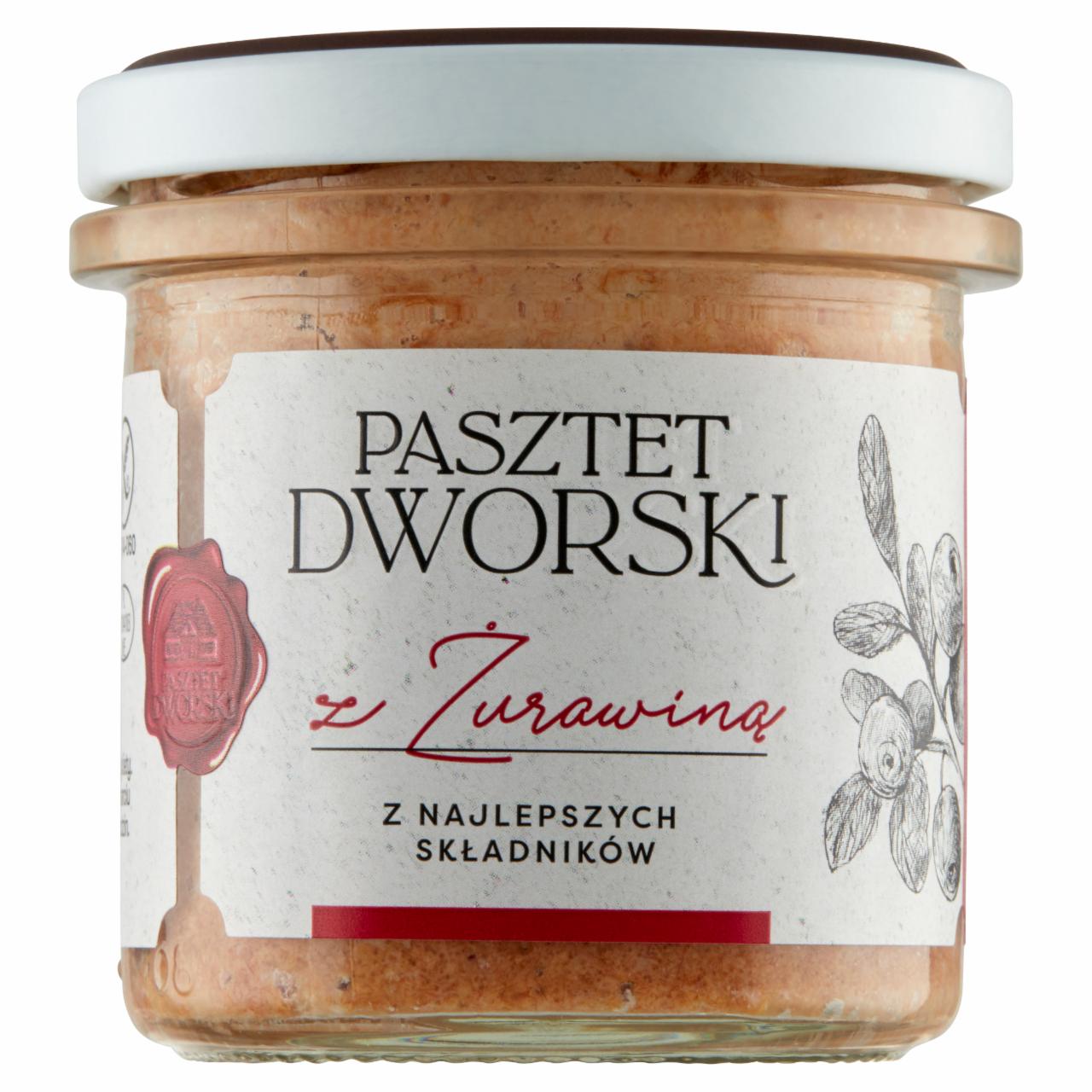 Zdjęcia - Pasztet Dworski z żurawiną 130 g