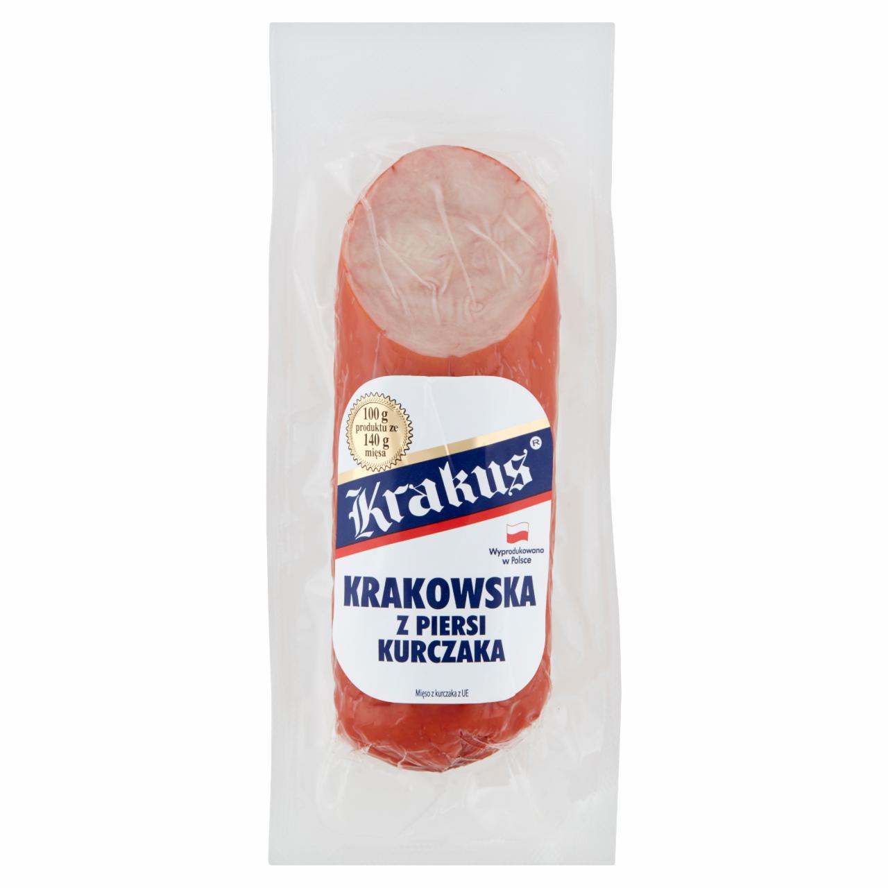 Zdjęcia - Krakus Kiełbasa krakowska z piersi kurczaka 250 g