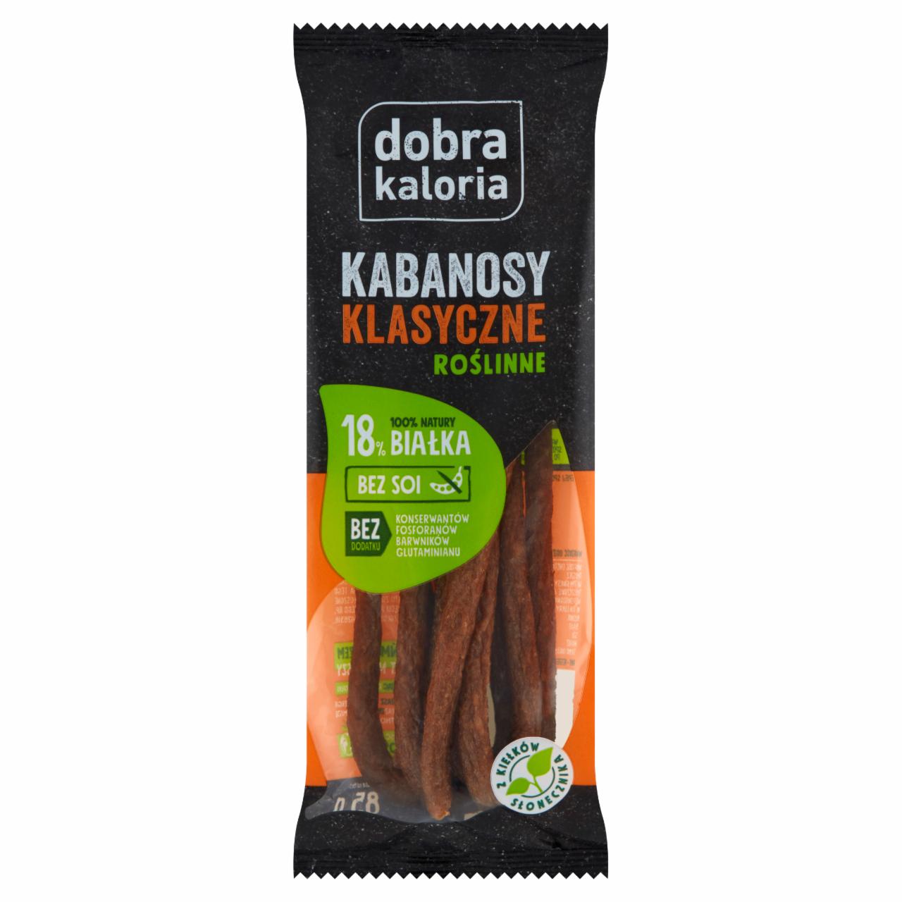 Zdjęcia - Dobra Kaloria Kabanosy klasyczne roślinne 85 g