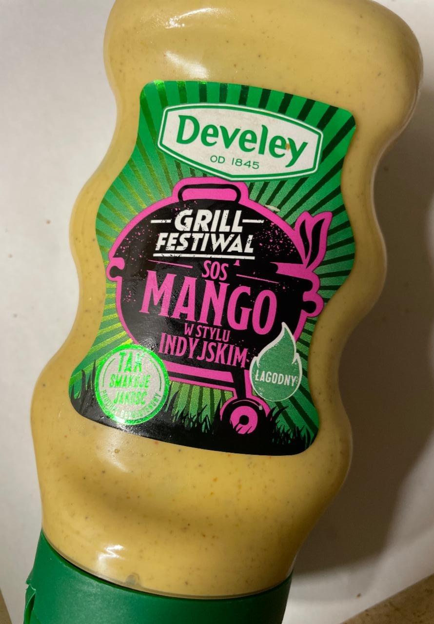 Zdjęcia - Grill Festiwal Sos Mango w stylu indyjskim Develey