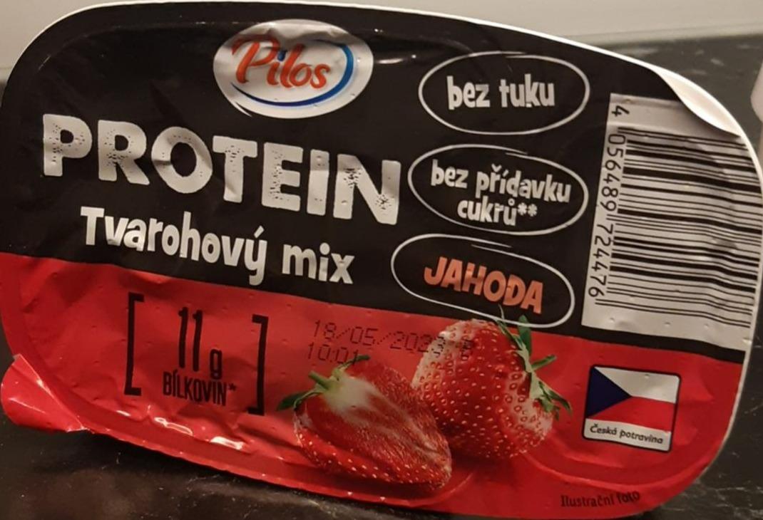 Zdjęcia - Protein Tvarohový mix Jahoda Pilos