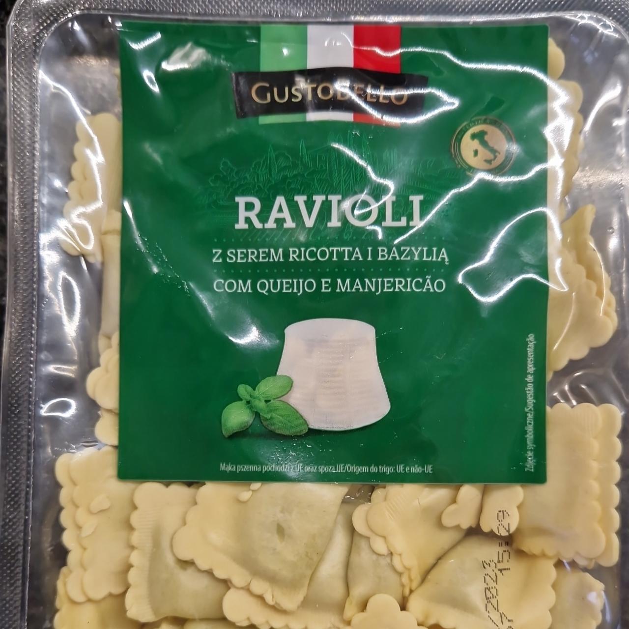 Zdjęcia - Ravioli z serem ricotta i bazylią GustoBello