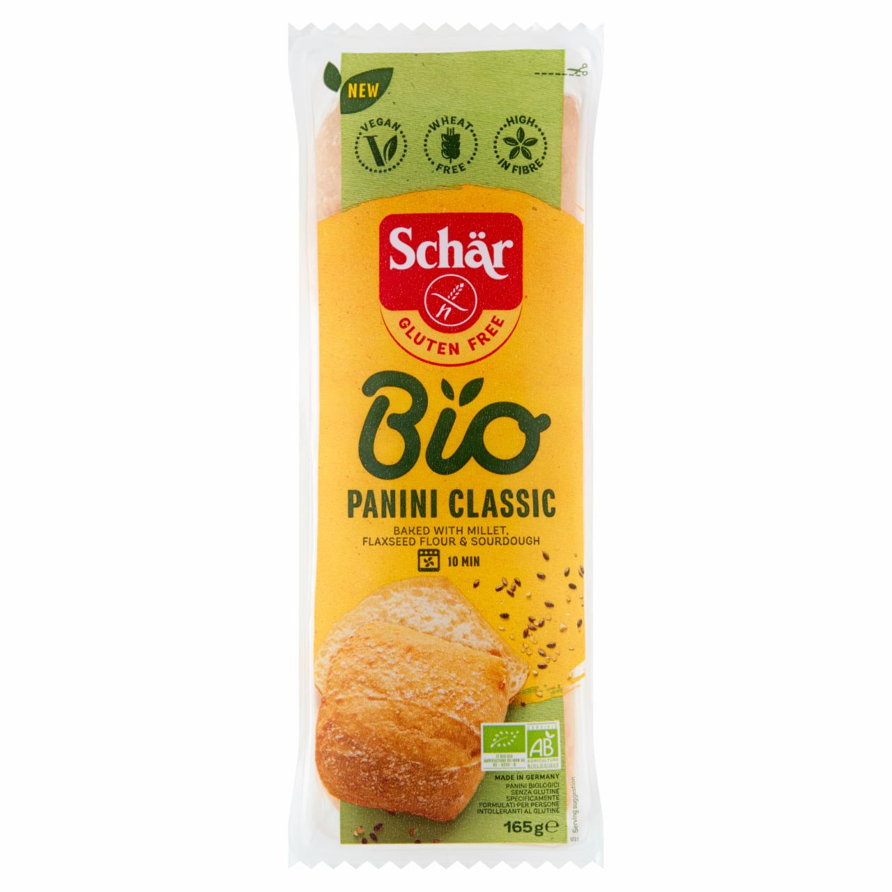 Zdjęcia - Schär Bio Panini Classic Bezglutenowe ekologiczne bułki 165 g (3 sztuki)