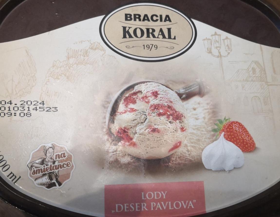 Zdjęcia - Bracia Koral lody deser pavlova