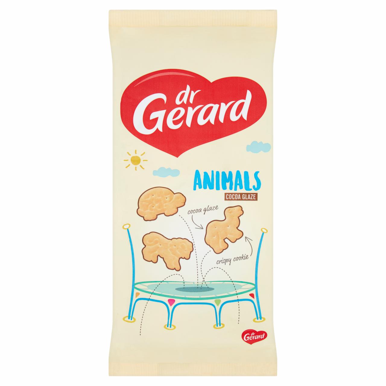 Zdjęcia - dr Gerard Animals Herbatniki z polewą kakaową 300 g