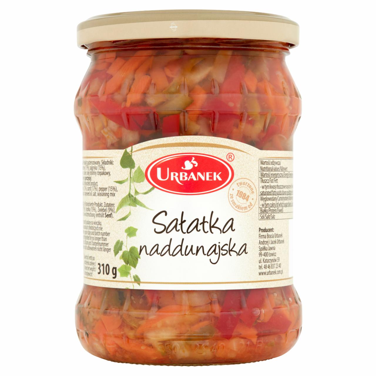 Zdjęcia - Urbanek Sałatka naddunajska 520 g