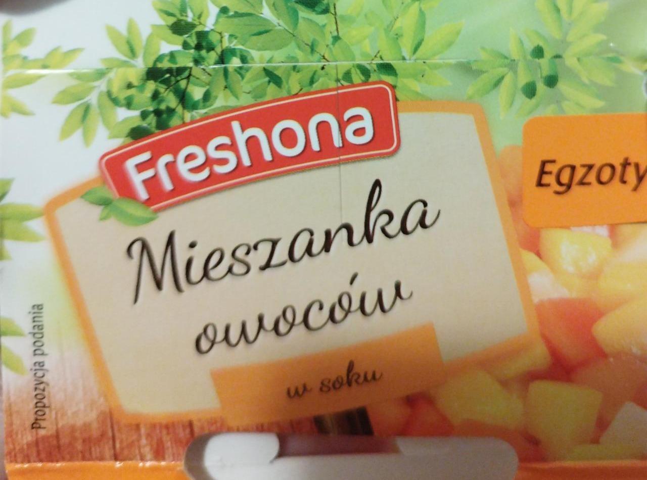 Zdjęcia - Mieszanka owoców w soku egzotyczna Freshona