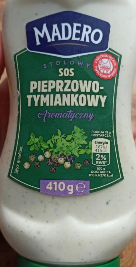 Zdjęcia - Sos Pieprzowo-Tymiankowy Madero