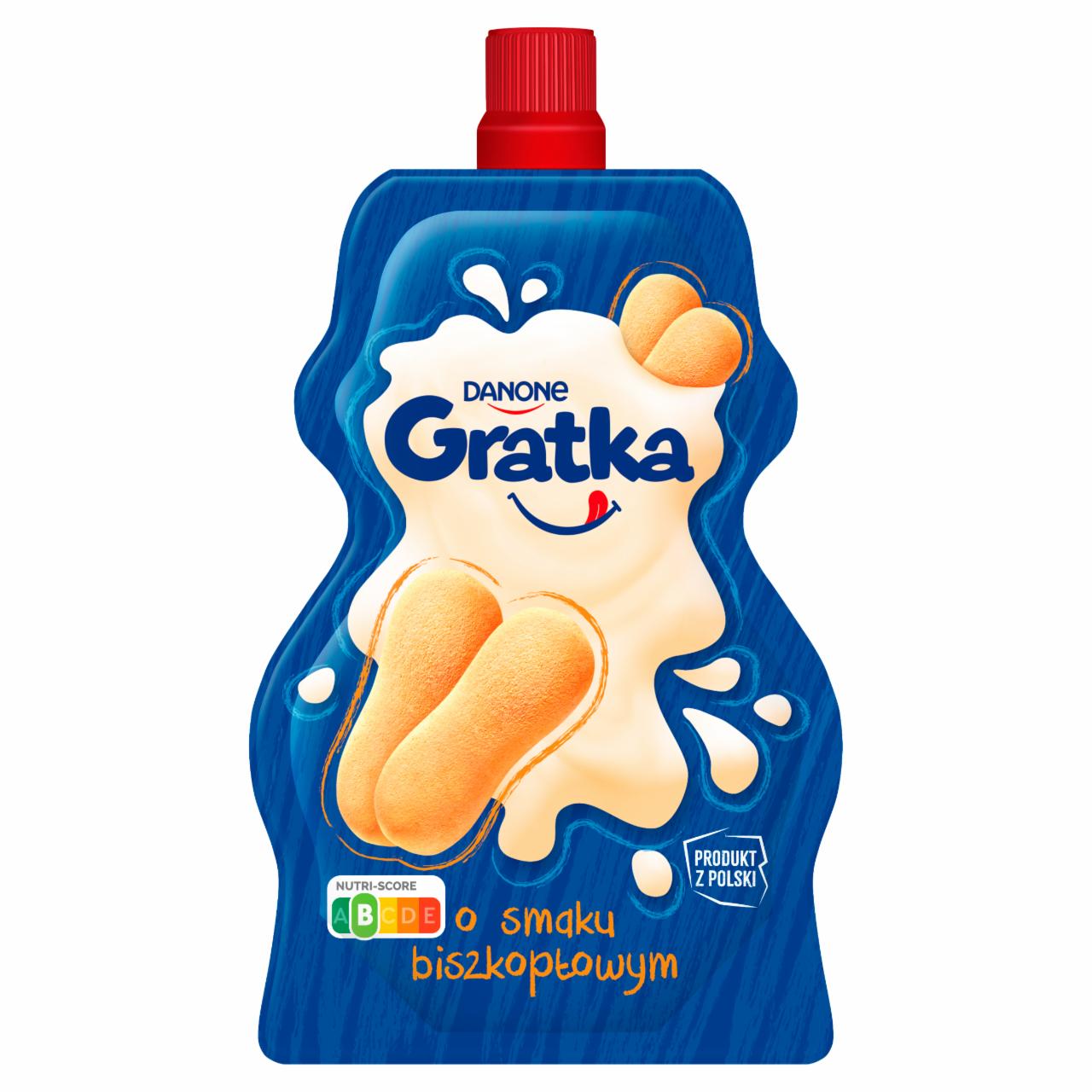 Zdjęcia - Danone Gratka Jogurt o smaku biszkoptowym 65 g