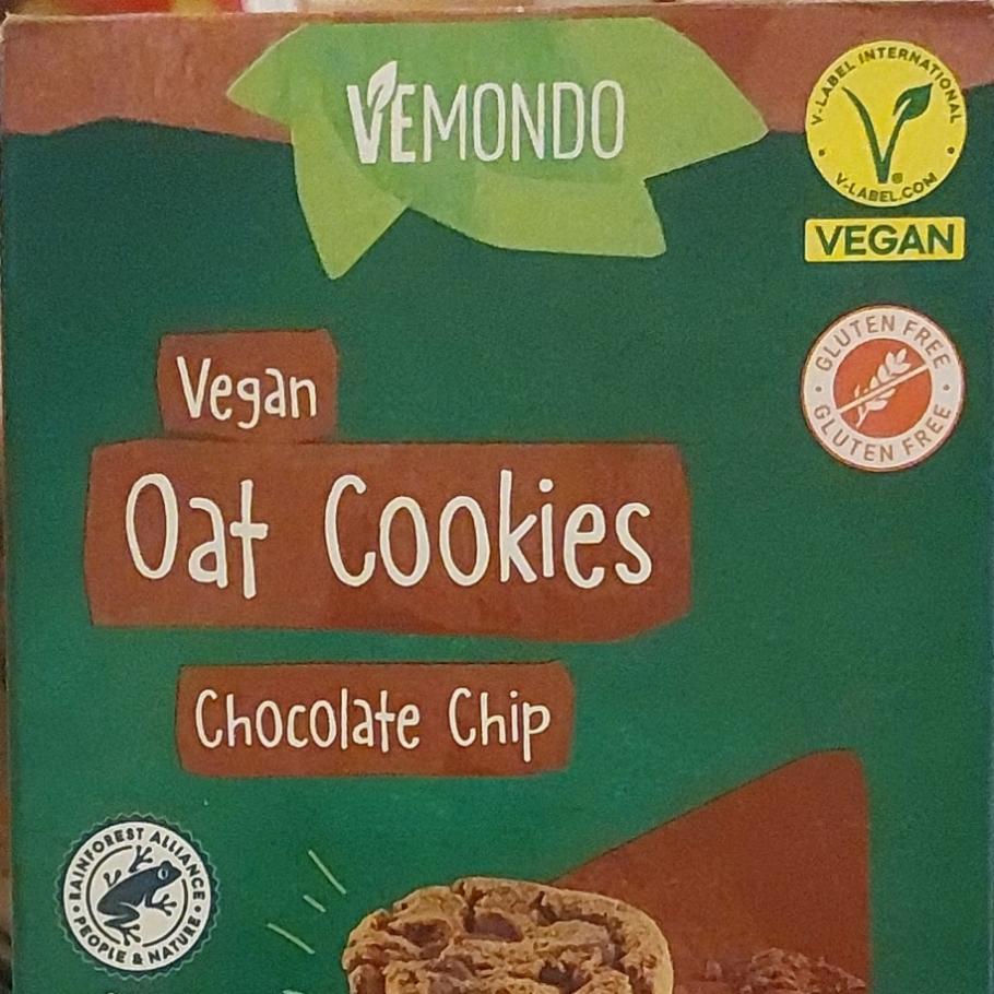 Zdjęcia - Vegan Oat Cookies Chocolate Chip Vemondo