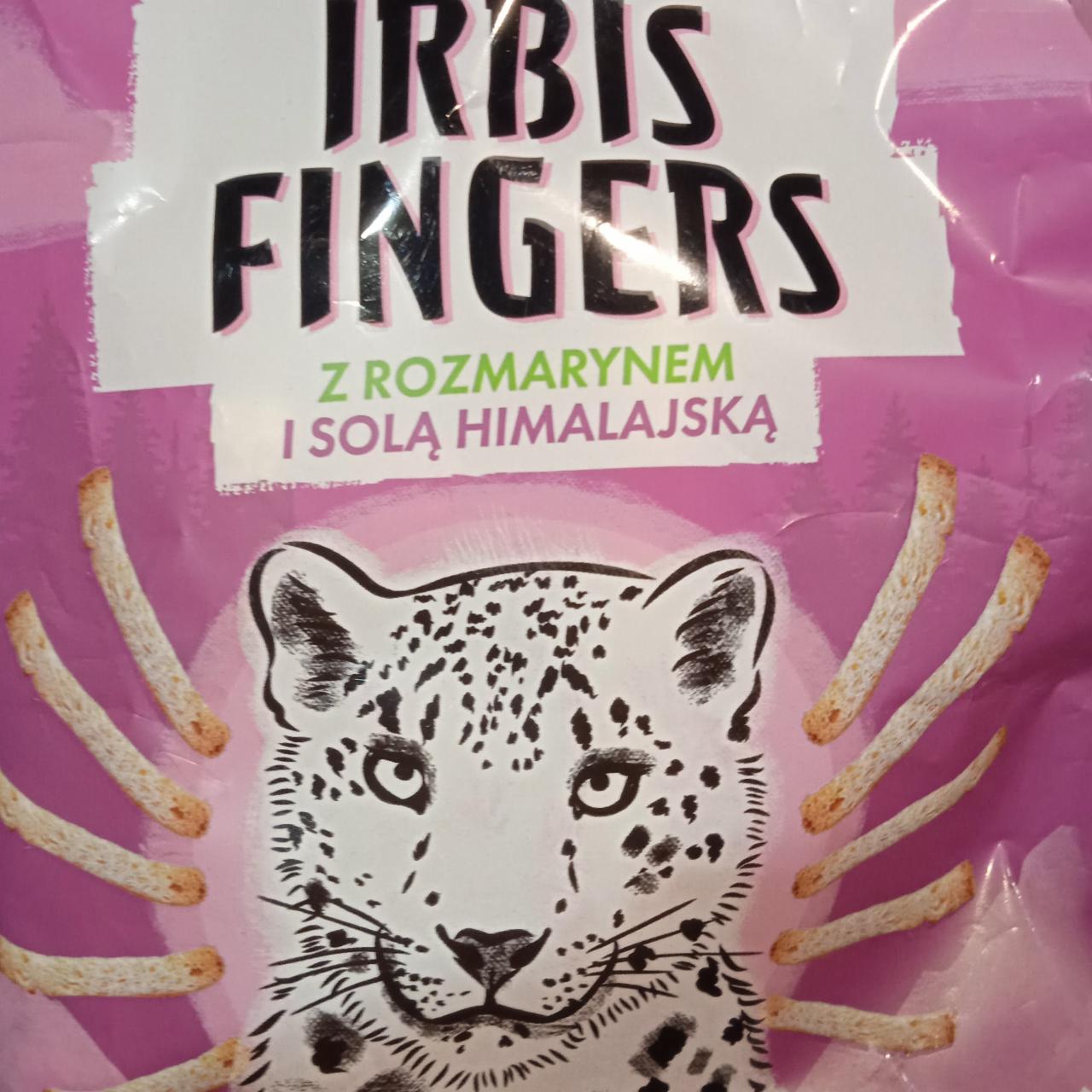 Zdjęcia - Mamut Irbis Fingers Paluszki pszenne z rozmarynem i solą himalajską 60 g