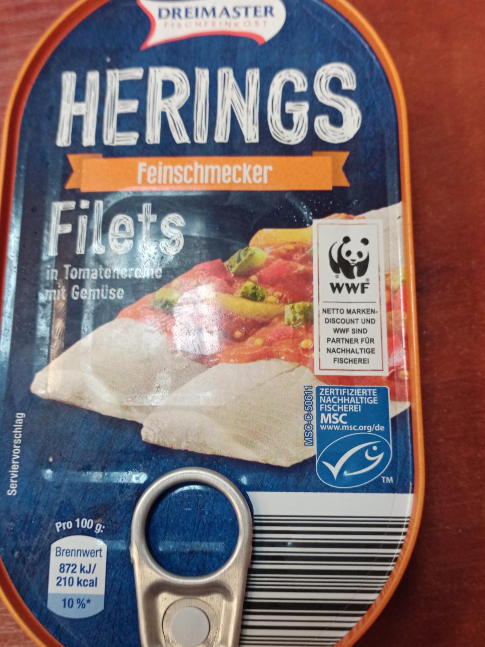 Zdjęcia - Herings Filets Dreimaster