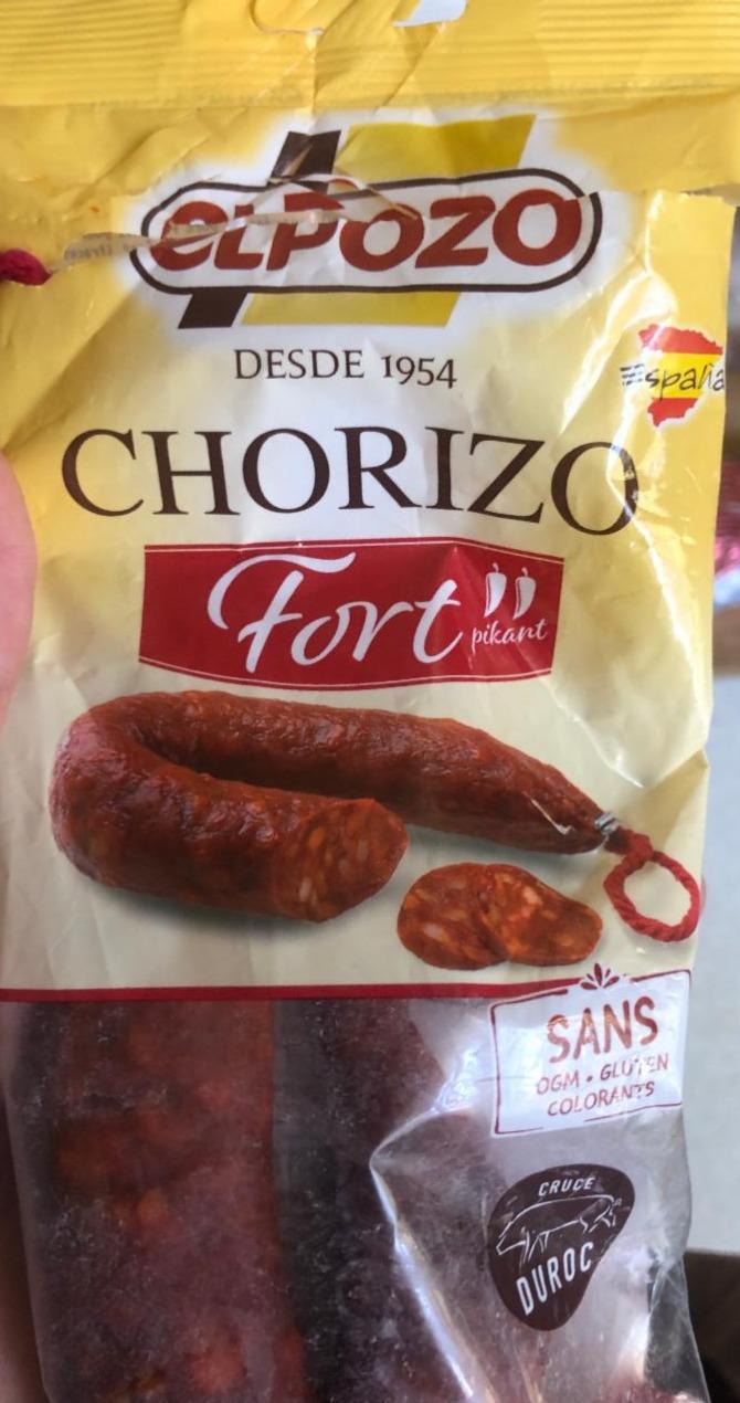 Zdjęcia - Elpozo Kiełbasa Chorizo Sarta pikantna 200 g