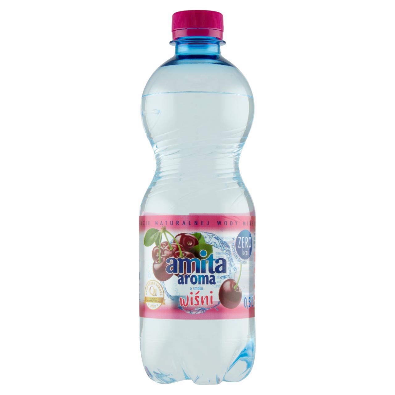 Zdjęcia - Amita Aroma Napój lekko gazowany o smaku wiśni 0,5 l