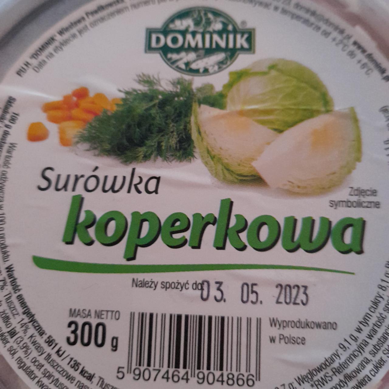 Zdjęcia - Surówka Koperkowa Dominik