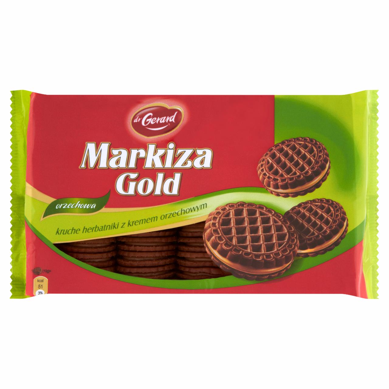 Zdjęcia - dr Gerard Markiza Gold Kruche herbatniki z kremem orzechowym 360 g