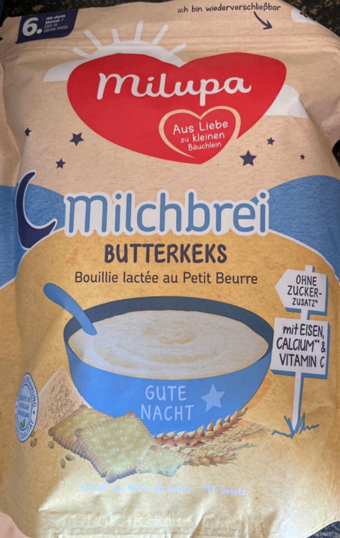 Zdjęcia - Milchbrei Butterkeks milupa