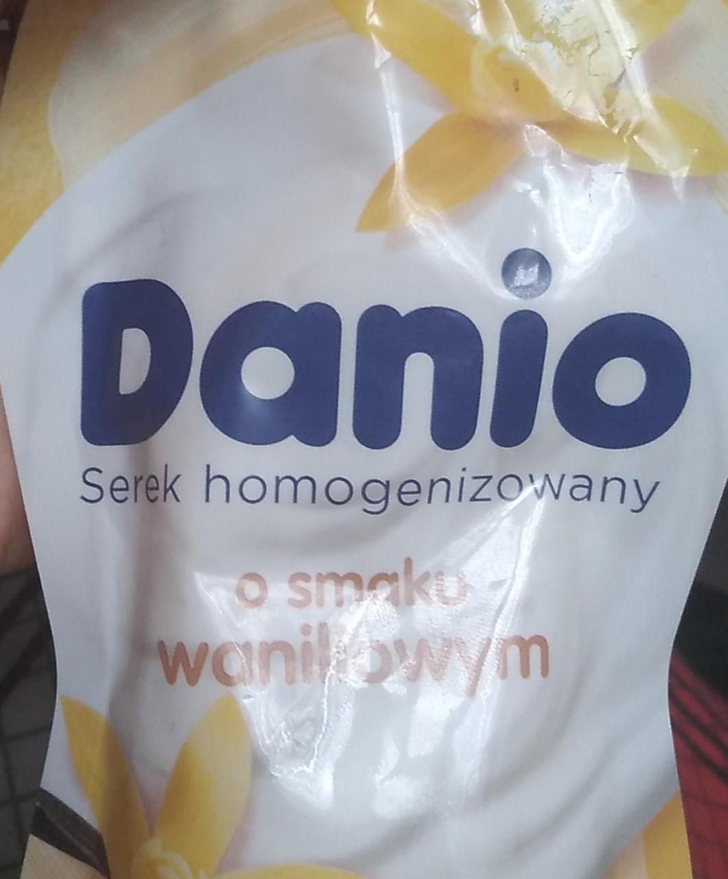 Zdjęcia - Serek homogenizowany o smaku waniliowym Danio Danone