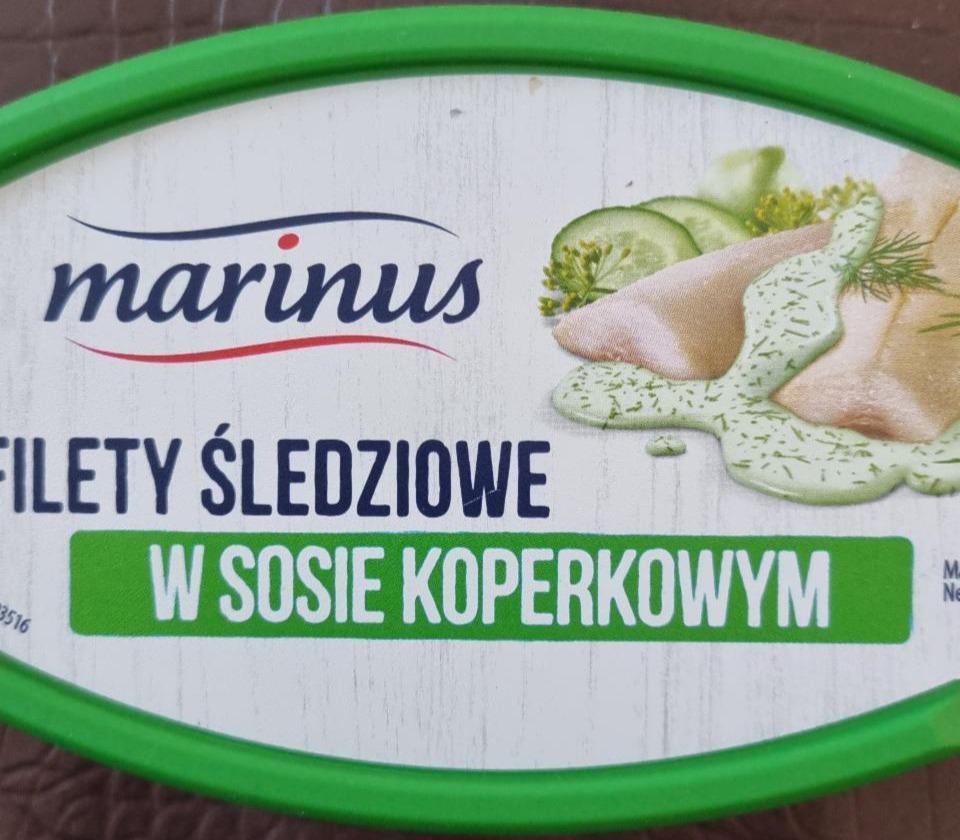 Zdjęcia - Filety śledziowe w sosie koperkowym Marinus