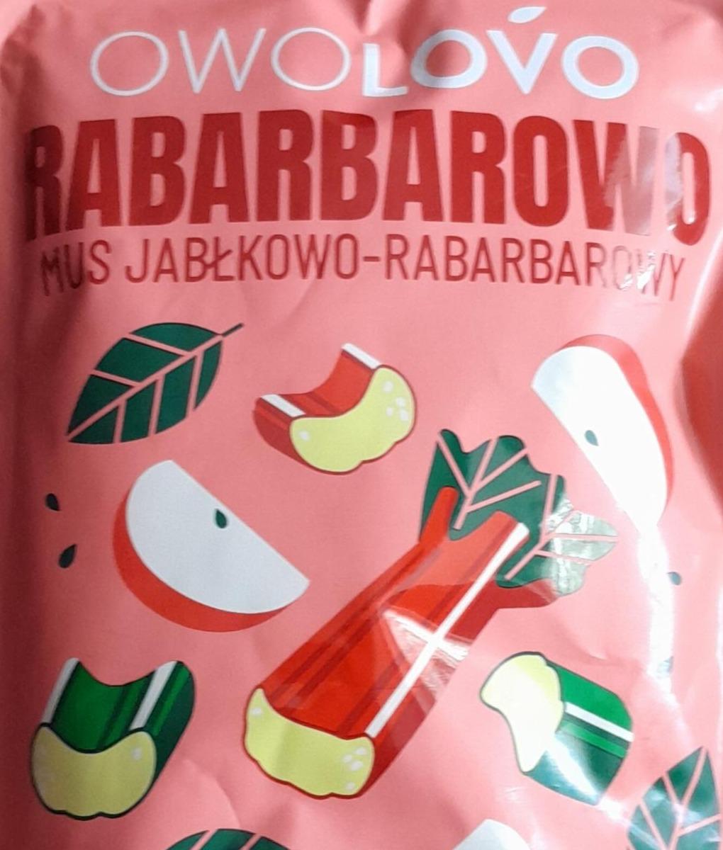 Zdjęcia - Rabarbarowo Mus jabłkowo rabarbarowy Owolovo