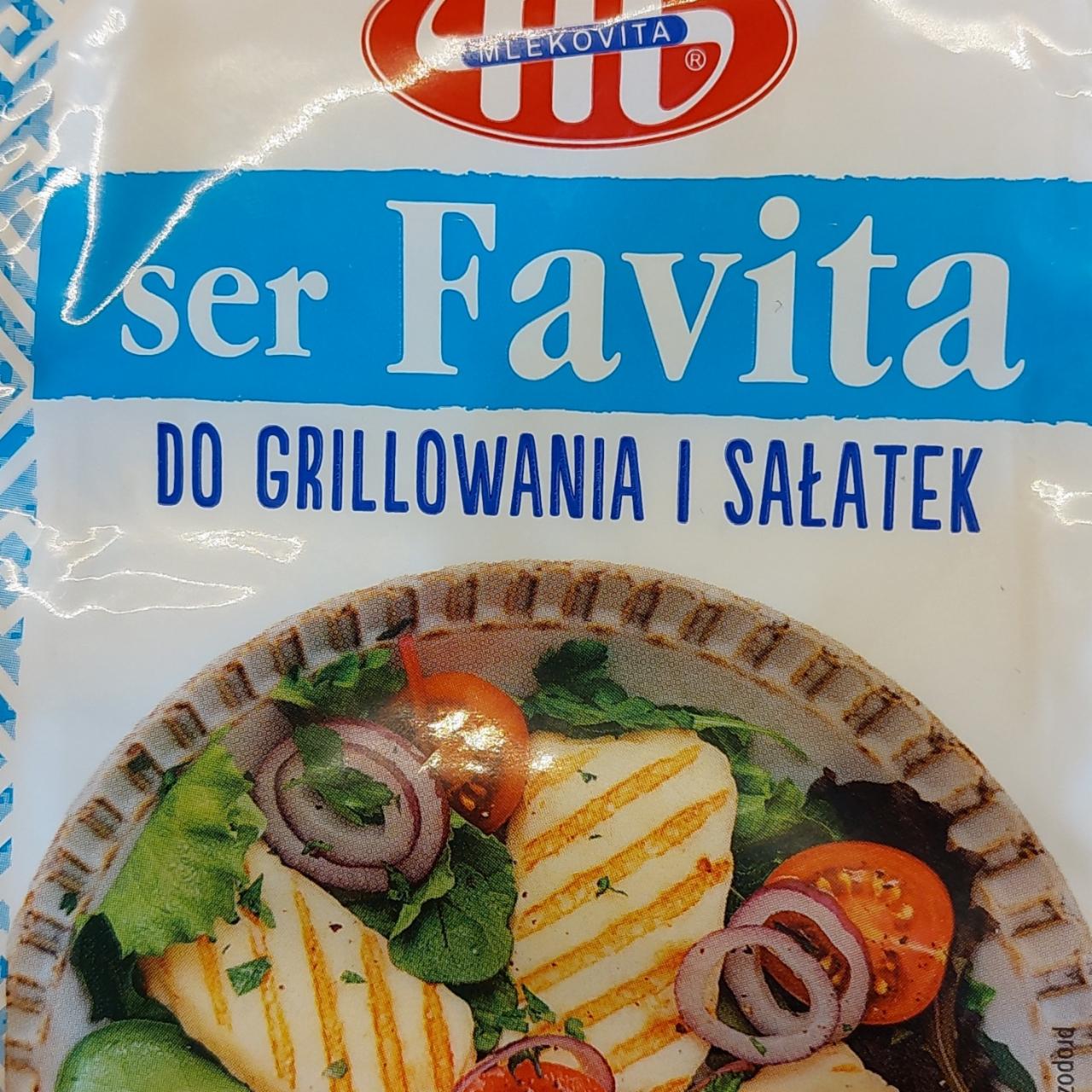 Zdjęcia - Ser Favita do grillowania i sałatek Mlekovita