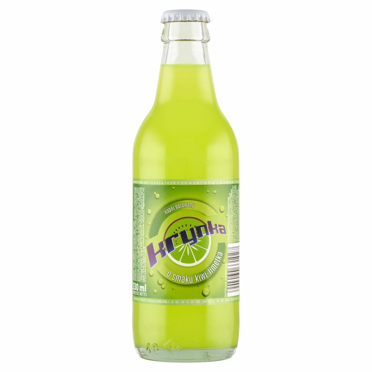 Zdjęcia - Krynka Napój gazowany o smaku kiwi-limetka 330 ml