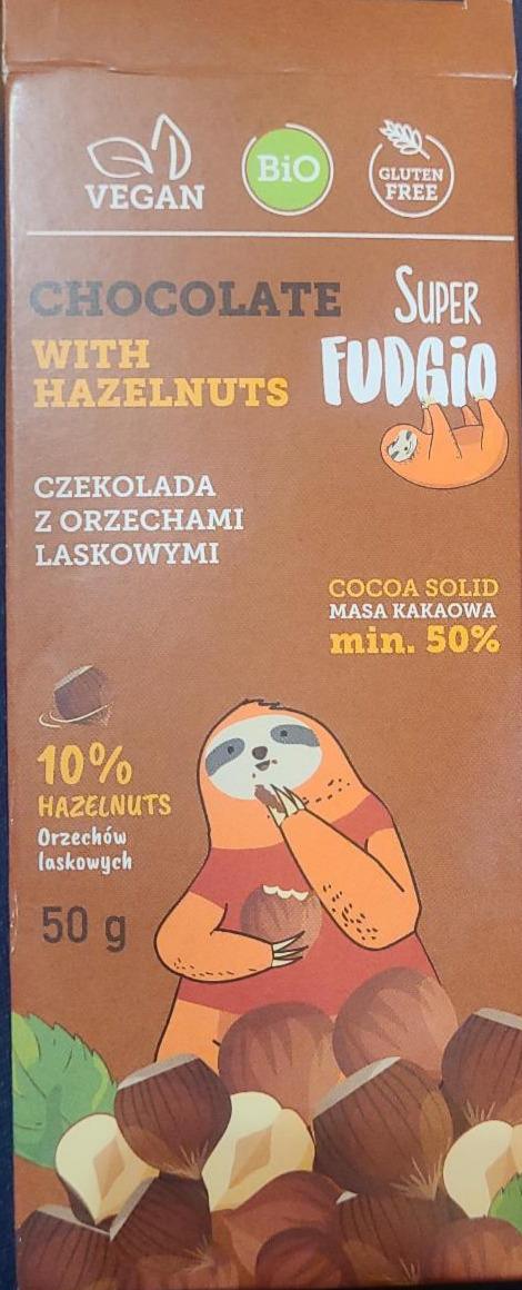 Zdjęcia - Super Fudgio Czekolada z orzechami laskowymi 50 g