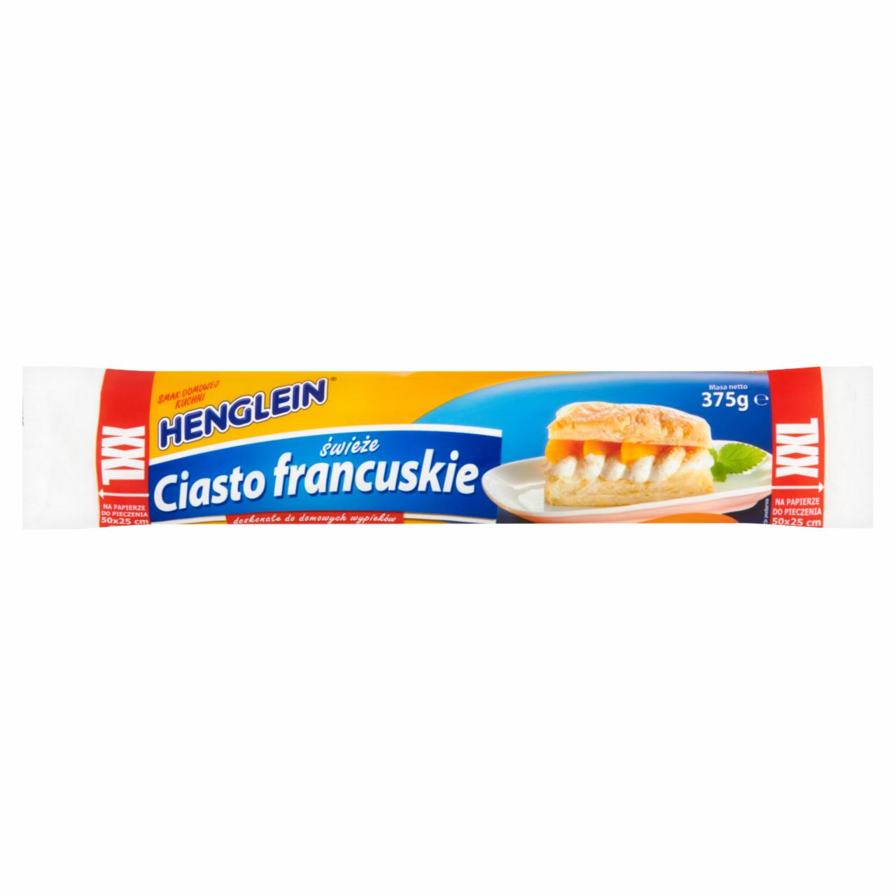 Zdjęcia - Świeże ciasto francuskie XXL 375 g Henglein