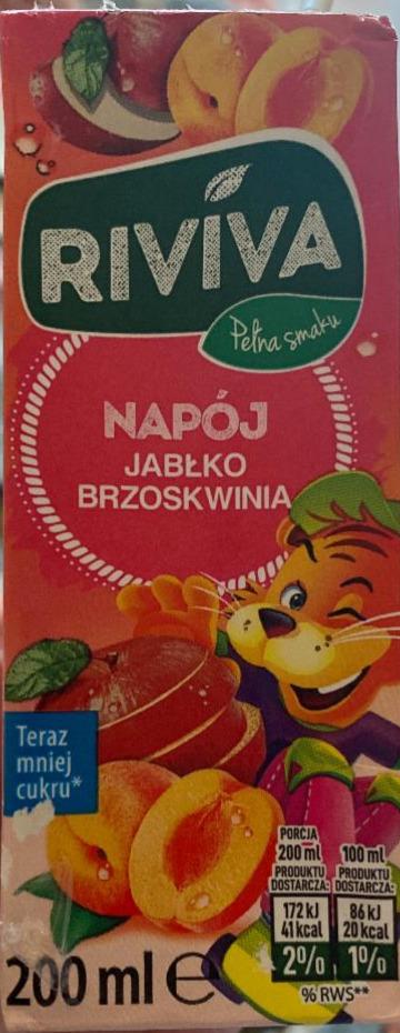 Zdjęcia - Napój jabłko brzoskwinia Riviva