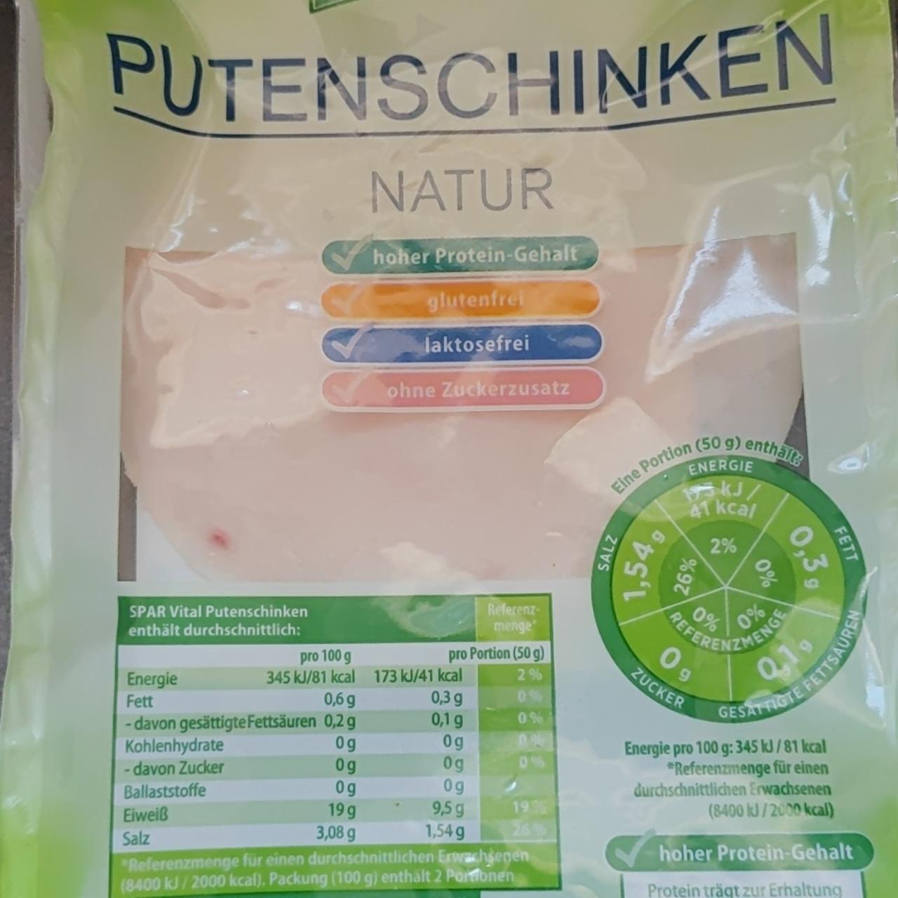 Zdjęcia - Putenschinken natur Spar Vital