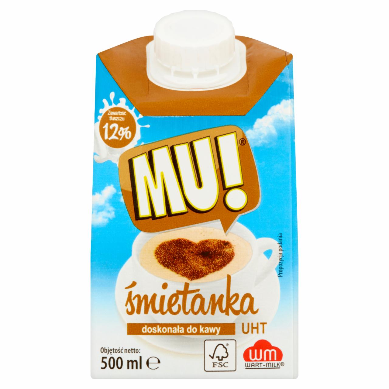 Zdjęcia - Mu! Śmietanka UHT 12% 500 ml