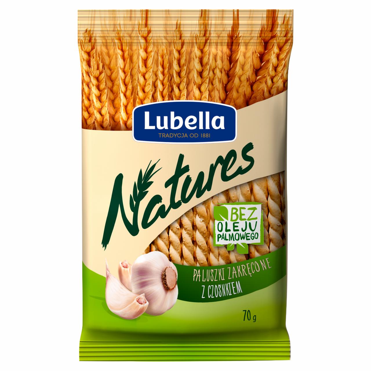 Zdjęcia - Lubella Natures Paluszki zakręcone z czosnkiem 70 g