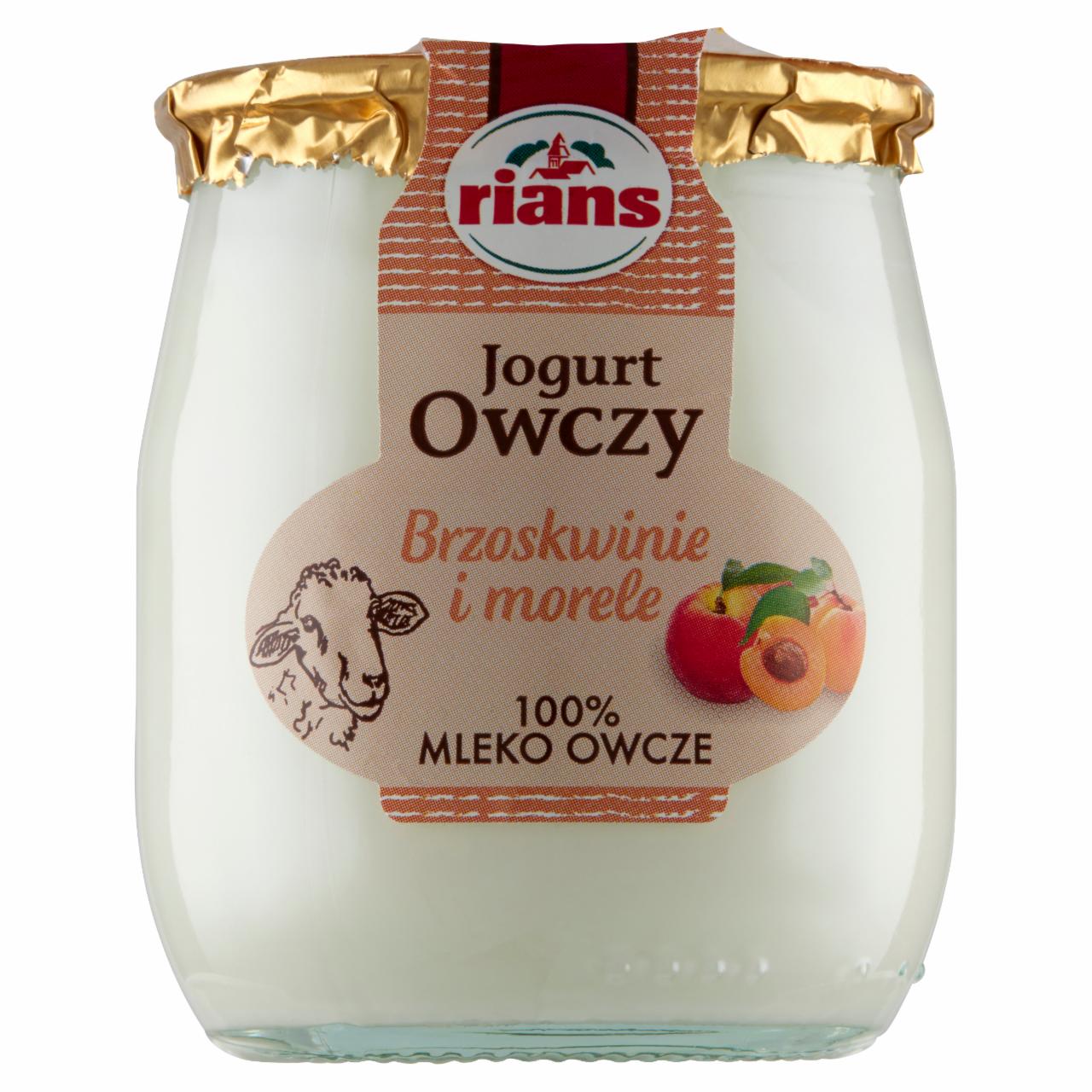 Zdjęcia - Rians Jogurt owczy brzoskwinie i morele 115 g