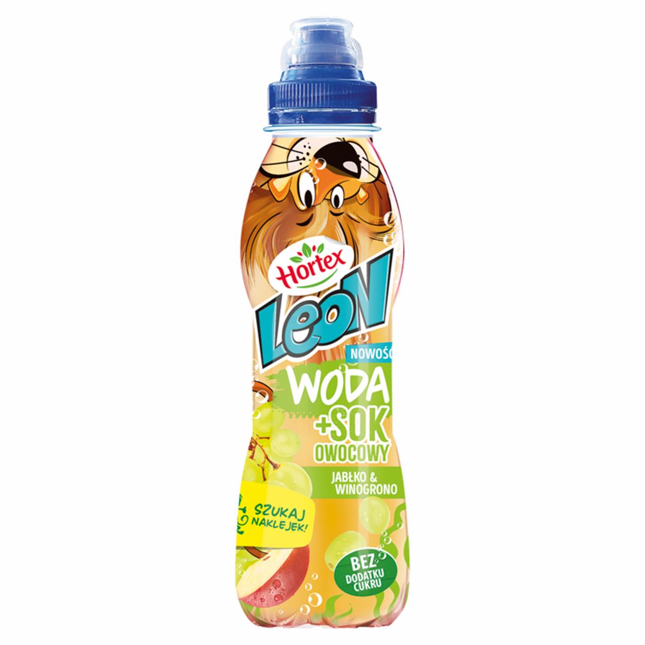 Zdjęcia - Hortex Leon Napój owocowy jabłko-winogrono 400 ml