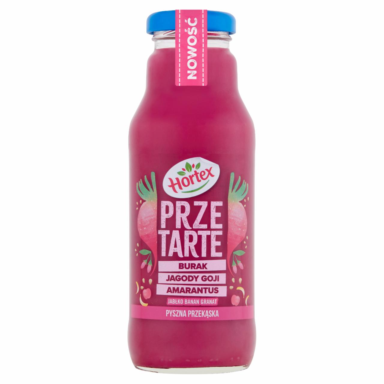 Zdjęcia - Hortex Przetarte Premium smoothie jabłko banan burak granat jagody goji amarantus 300 ml