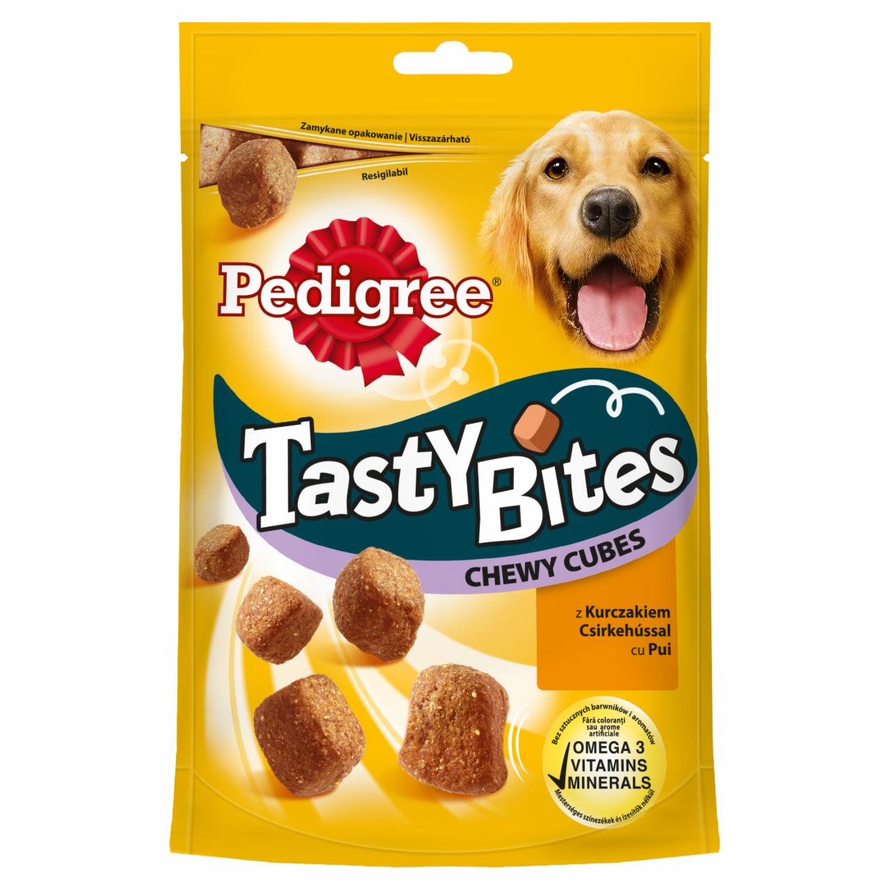 Zdjęcia - Pedigree Tasty Bites Karma uzupełniająca dla dorosłych psów z kurczakiem 130 g