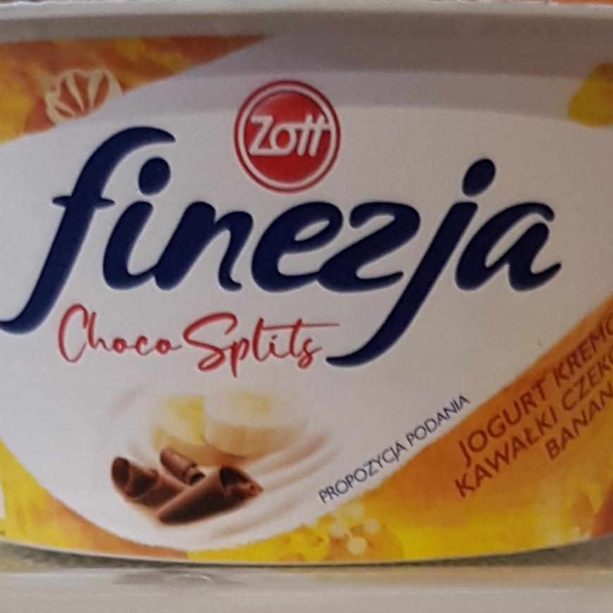 Zdjęcia - Zott Finezja Choco Splits Jogurt kremowy 130 g