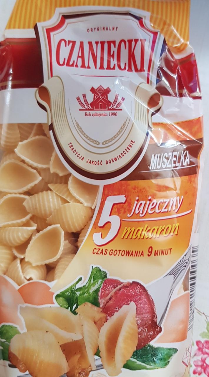 Zdjęcia - Czaniecki Makaron 5 jajeczny muszelka 250 g