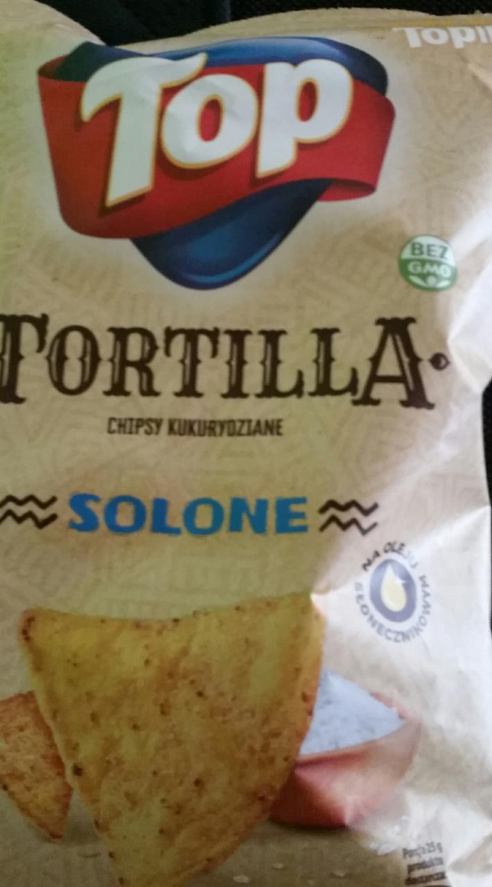 Zdjęcia - Tortilla chipsy kukurydziane solone Top