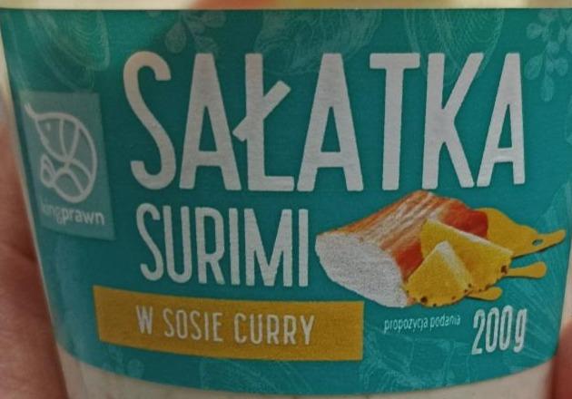 Zdjęcia - Sałatka surimi w sosie curry Kingprawn