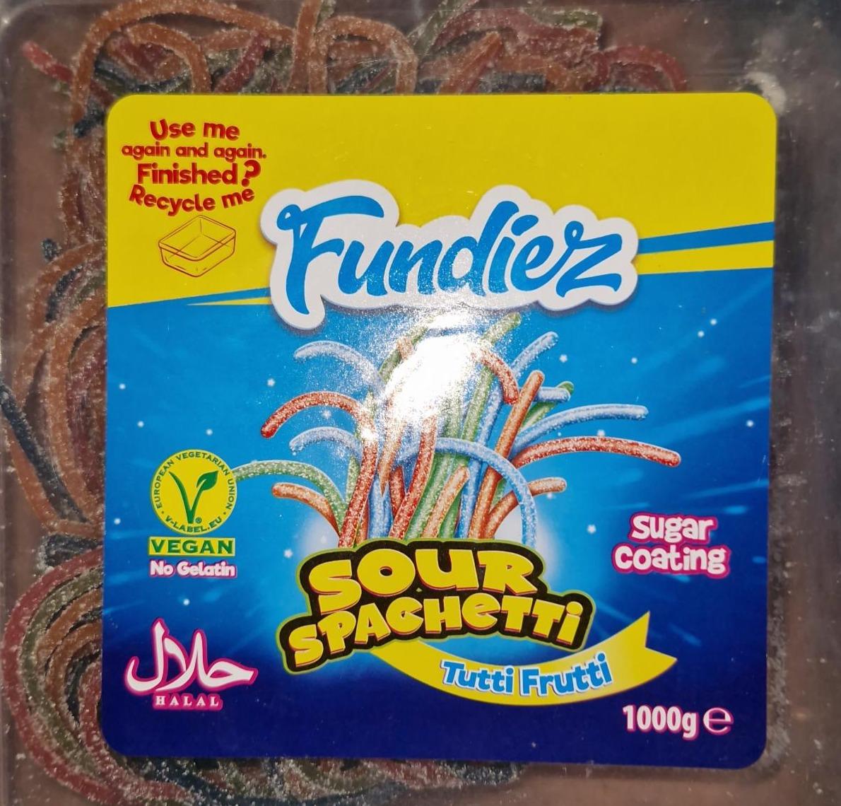 Zdjęcia - Żelki kwaśne spaghetti Fundiez