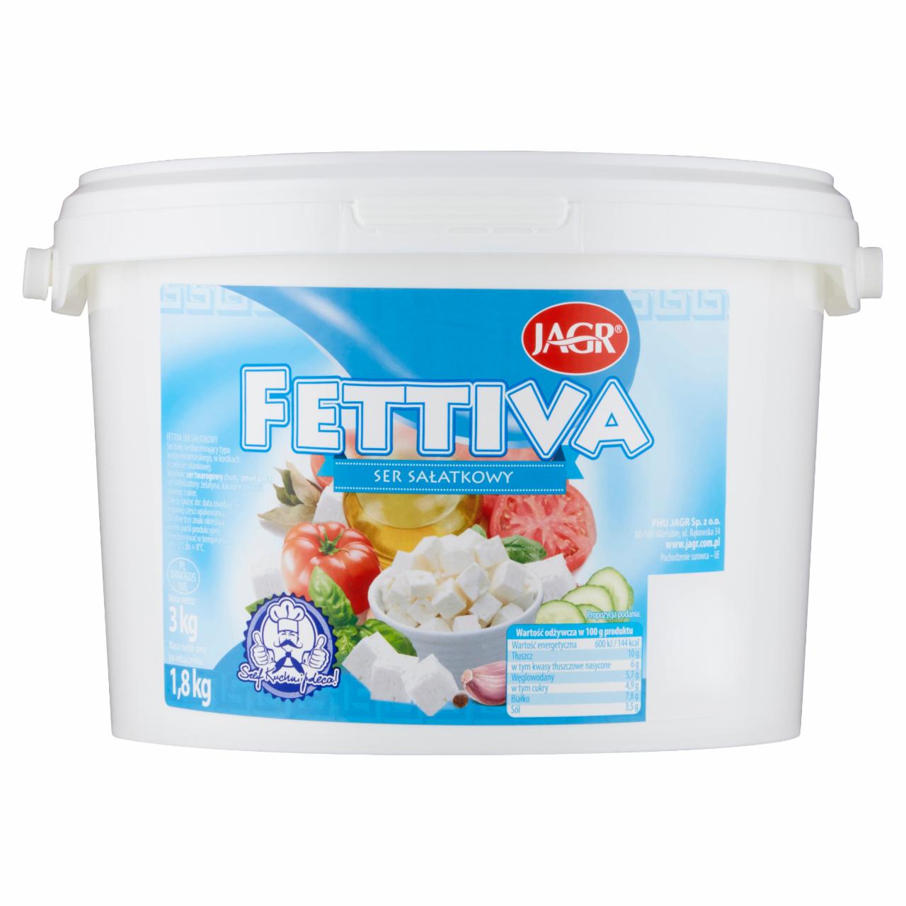 Zdjęcia - Jagr Fettiva Ser sałatkowy 3 kg