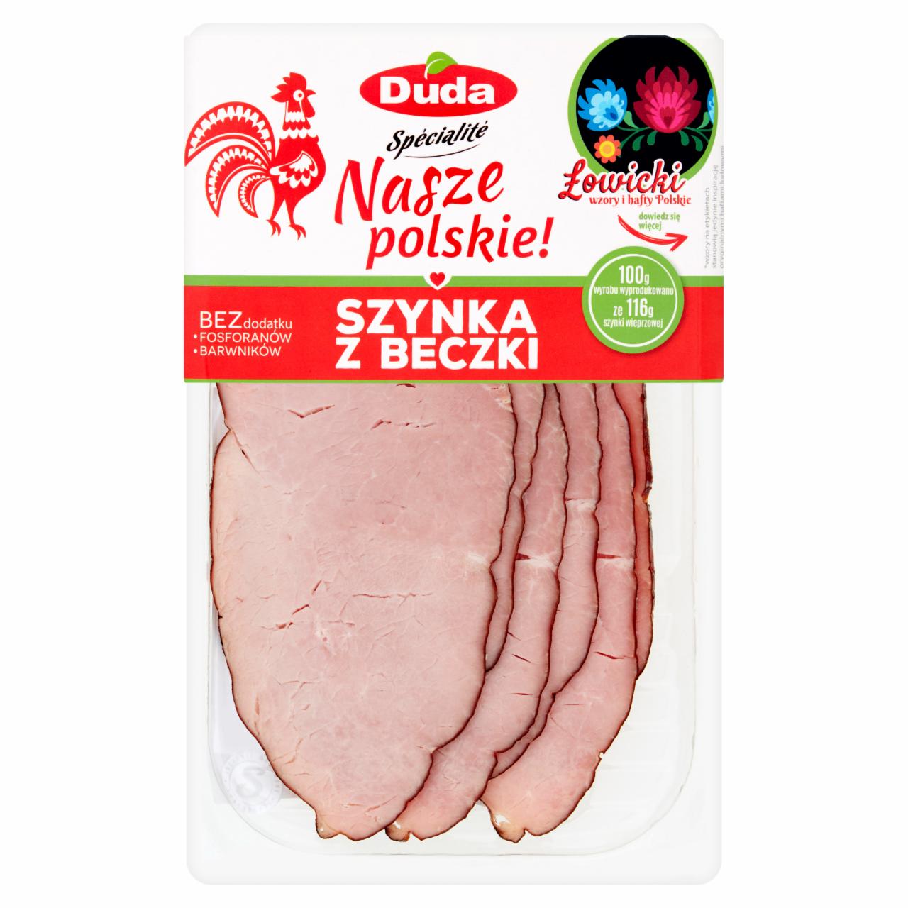 Zdjęcia - Spécialité Nasze polskie! Szynka z beczki 100 g Duda